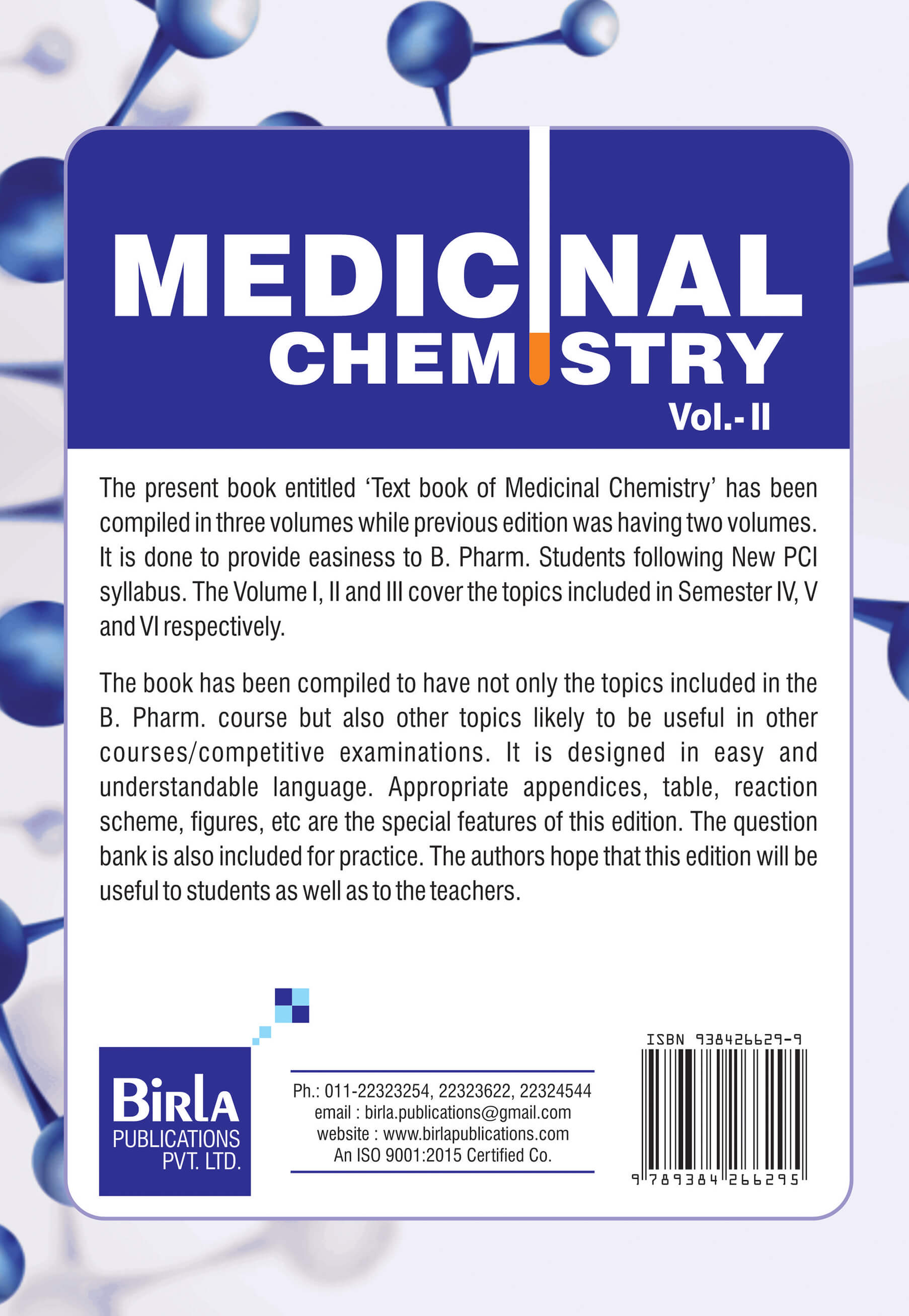 MEDICINAL CHEMISTRY VOL-II