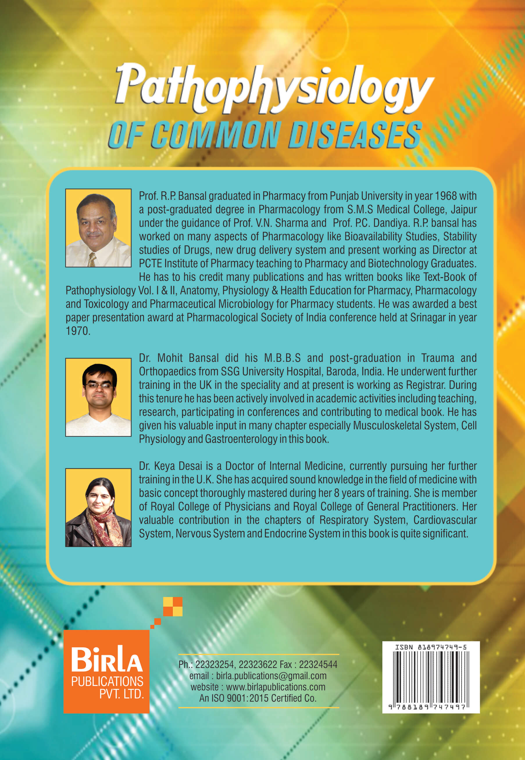 PATHOPHYSIOLOGY OF COMMON DISEASES
