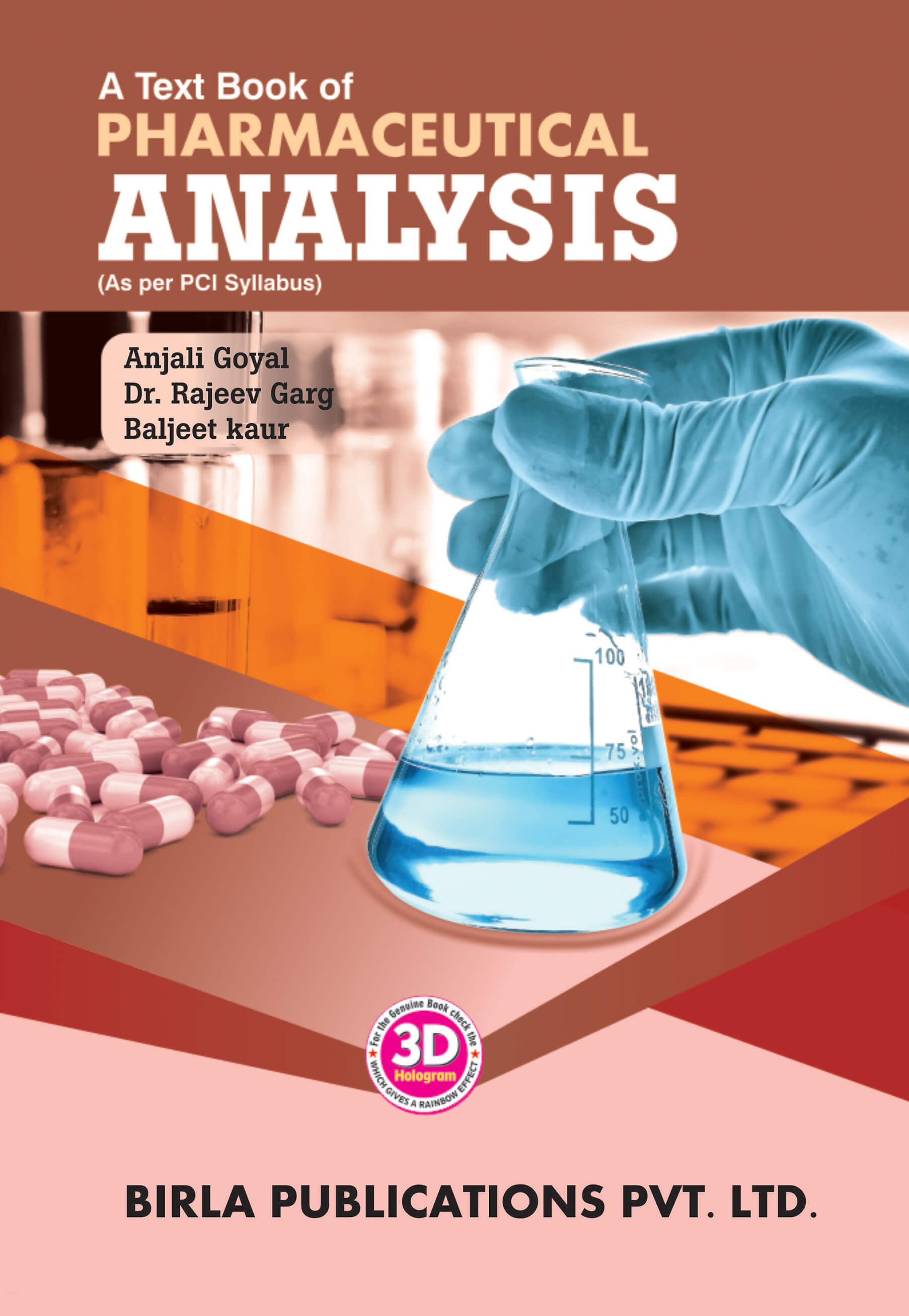 A TEXT BOOK OF PHARMACEUTICAL ANALYSIS